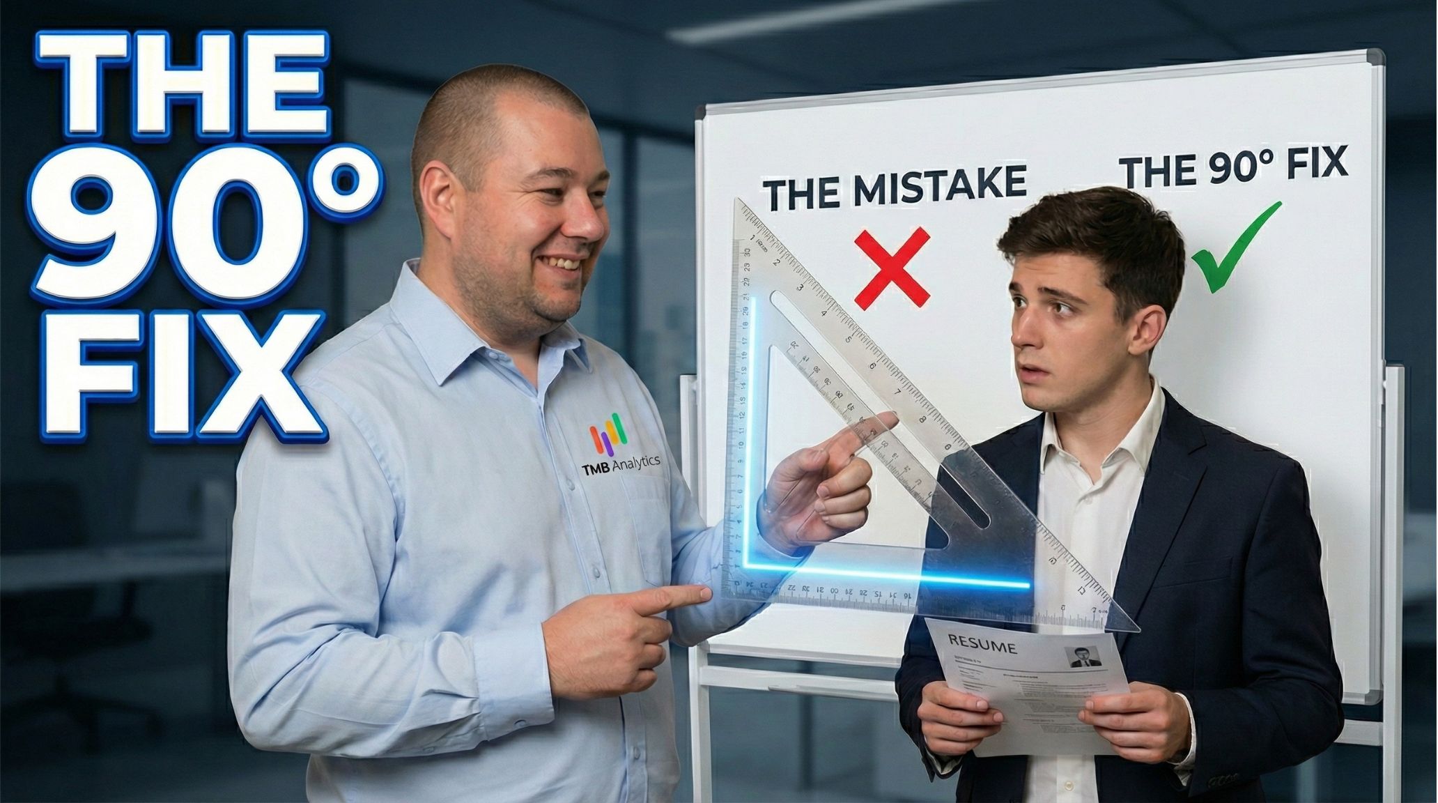 The Single Biggest Mistake Analyst Applicants Make (And the 90-Degree Fix)